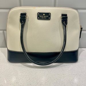 Kate Spade Handbag cream and black